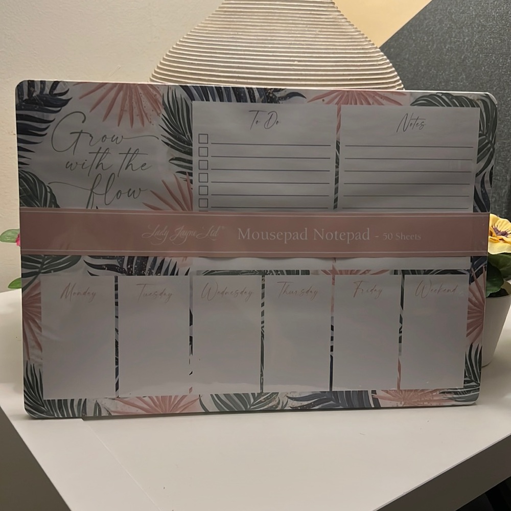 New Mousepad Notepad -50 Sheets by Lady Jane Ltd.